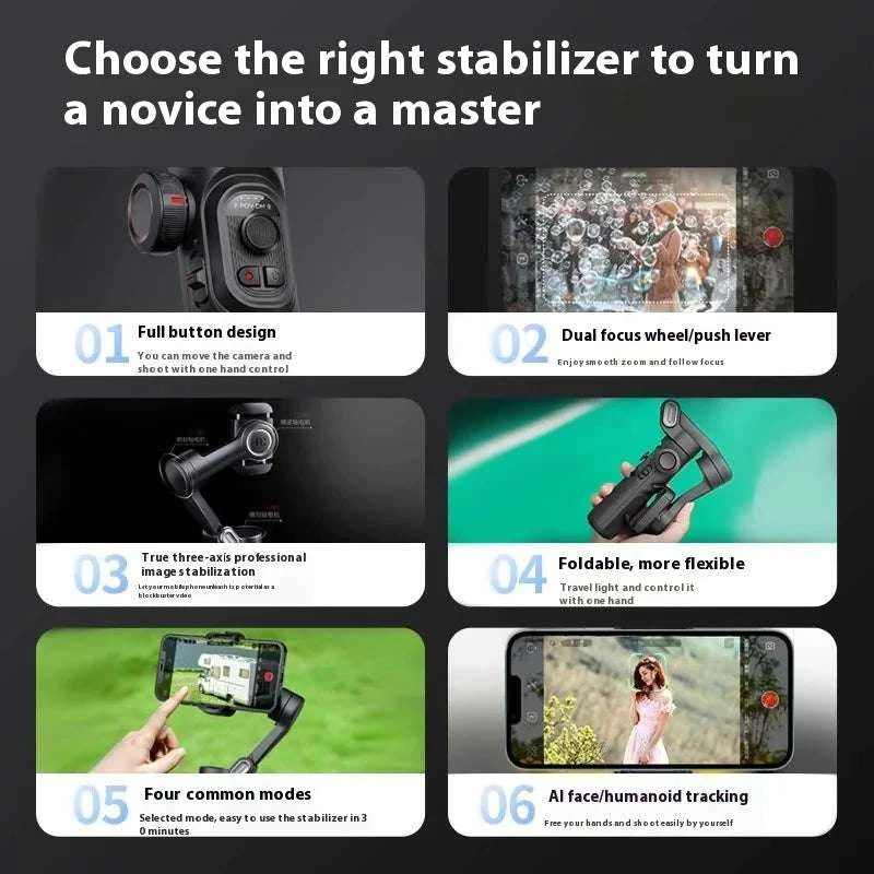 3-Axis Handheld Smartphone Stabilizer