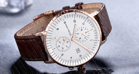 Men's Business Watch with Calendar, Luminous, Waterproof