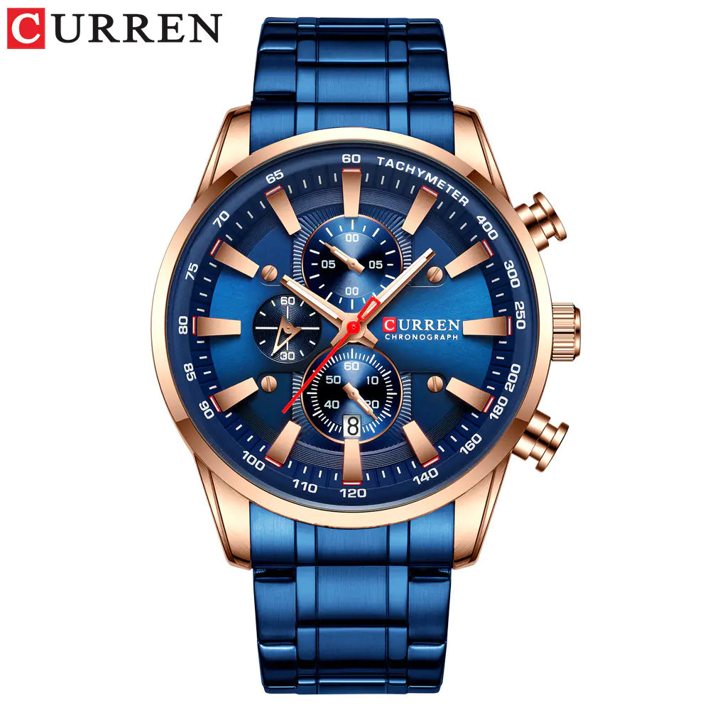 Curren 8351 Elegant Quartz Calendar Watch