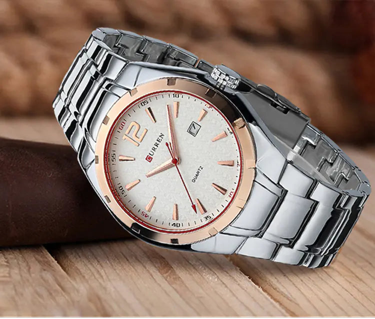 CURREN Waterproof Quartz Men's Watch with Calendar