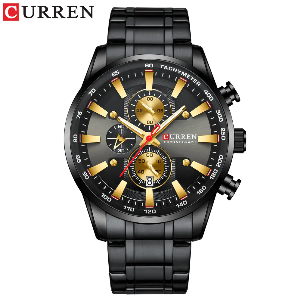 Curren 8351 Elegant Quartz Calendar Watch