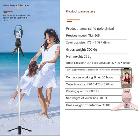 360° Smart Rotating Camera Stand