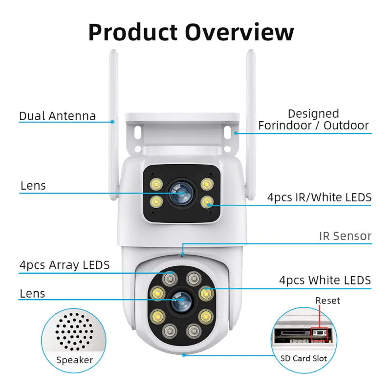 HD Wireless Outdoor Surveillance Camera