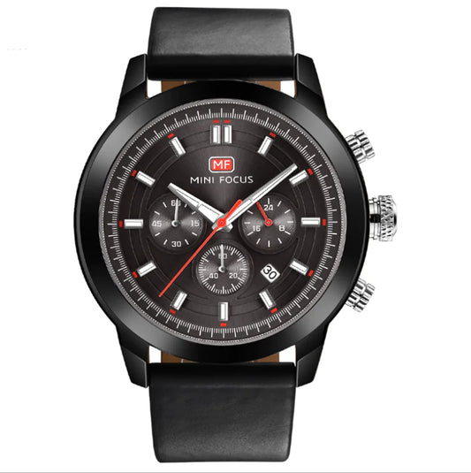 Men's Business Watch with Calendar, Luminous, Waterproof