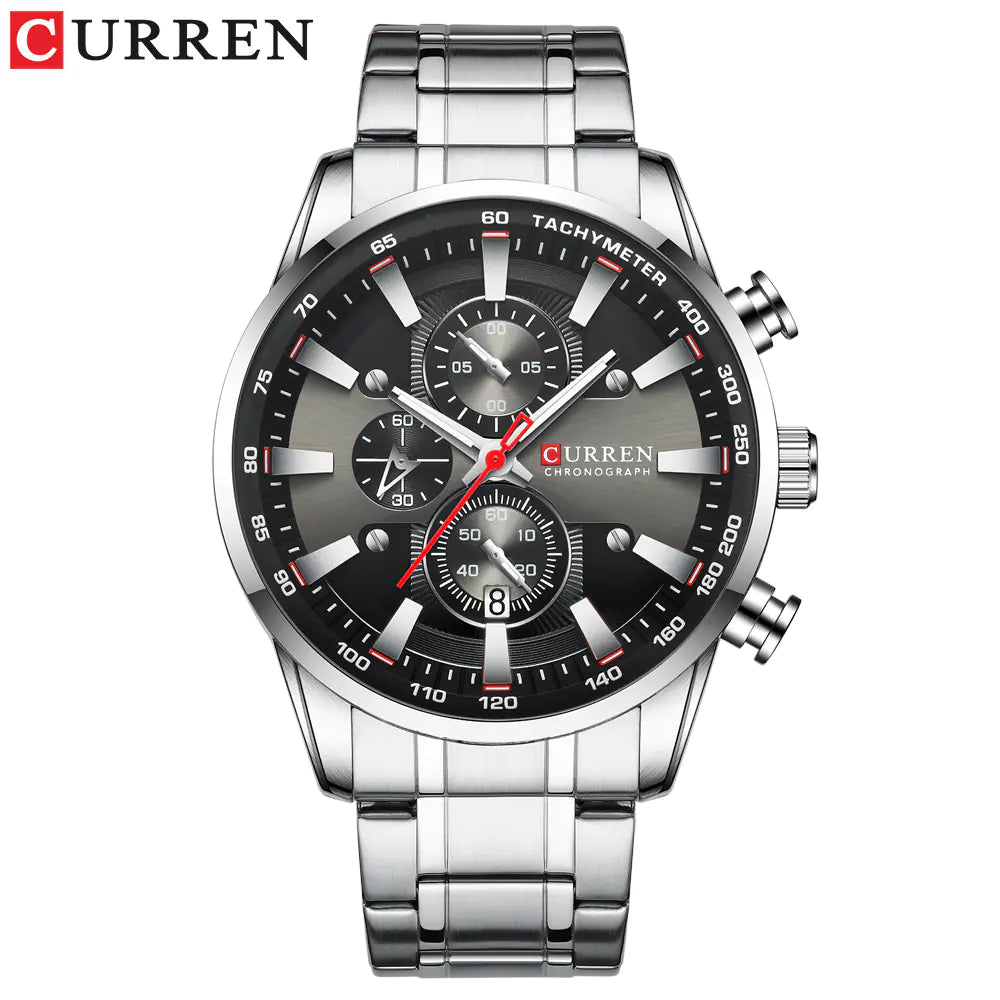 Curren 8351 Elegant Quartz Calendar Watch