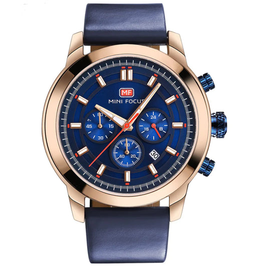 Men's Business Watch with Calendar, Luminous, Waterproof