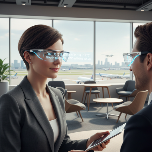 AI Translator Glasses Lifestyle