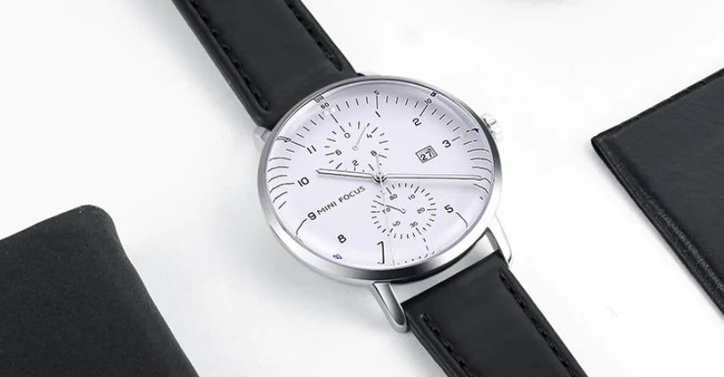 Men's Business Watch with Calendar, Luminous, Waterproof