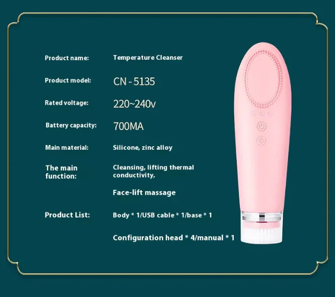 Thermal Sonic Facial Brush