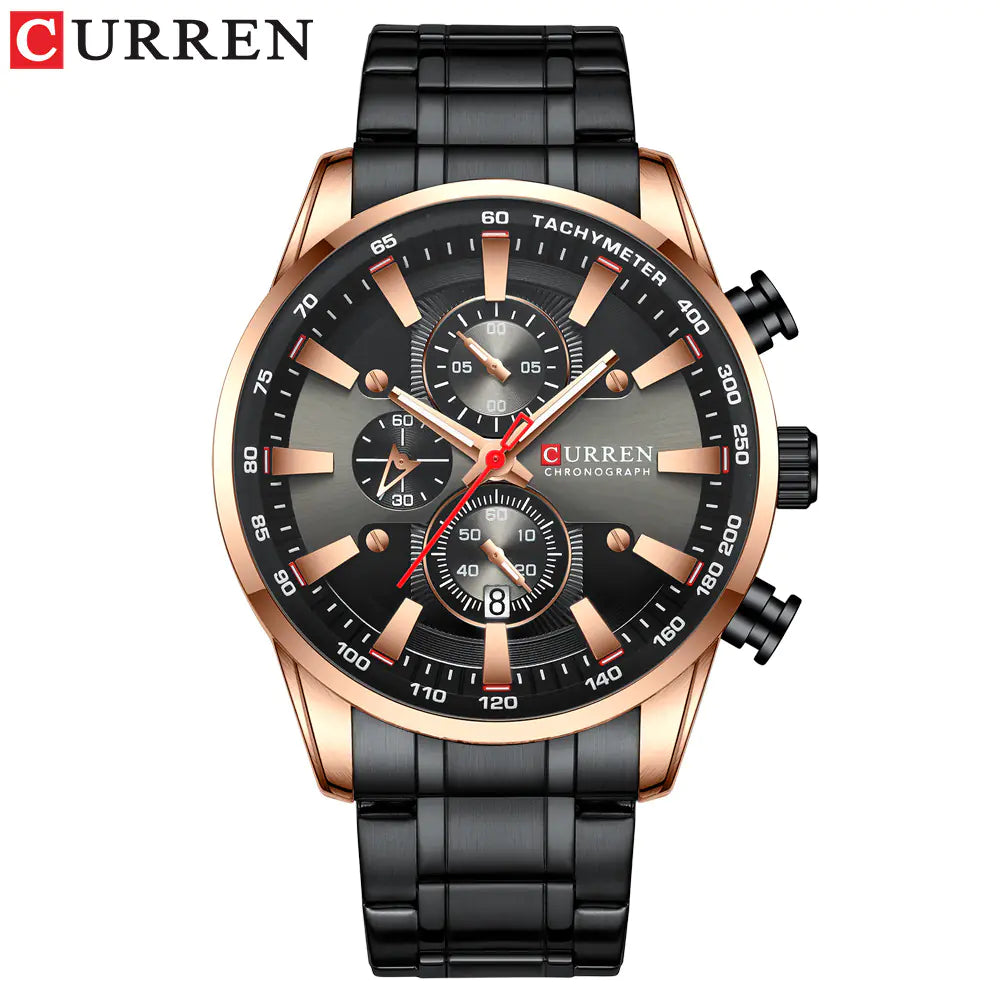 Curren 8351 Elegant Quartz Calendar Watch