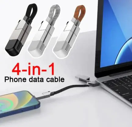 Multi-Connector PD Keychain Cable